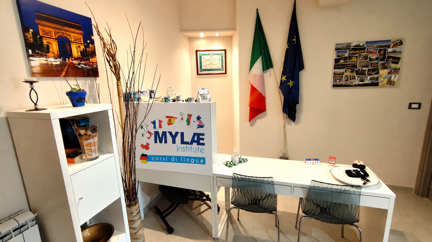 Area di accoglienza della sede MYLAE INSTITUTE®